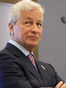 Giám đốc điều hành JPMorgan Jamie Dimon đã cảnh báo về một 'cơn bão' có thể xảy ra ở phía trước. Ảnh: Michel Euler/Pool/AFP